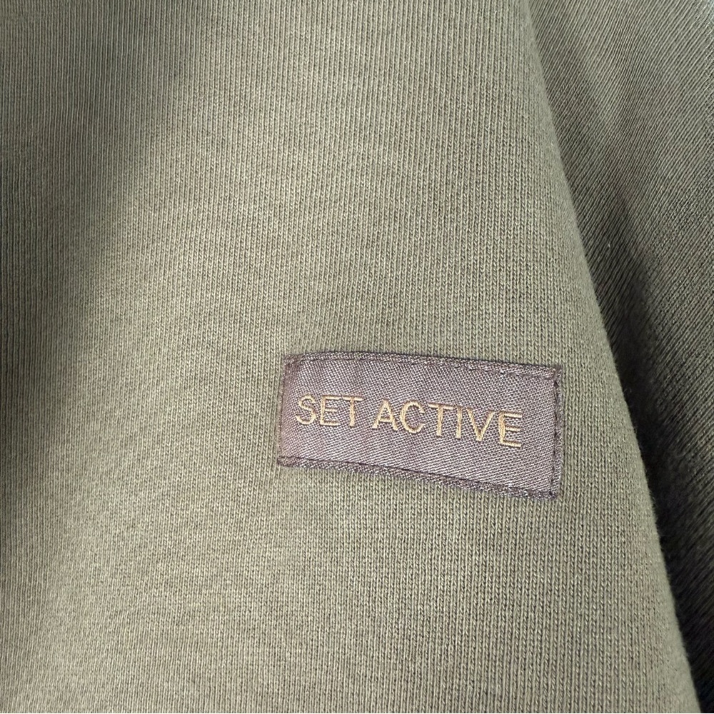 SET Active Chocolate Brown Half-Zip Sweatshirt - Picture 5 of 10